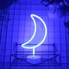 JYWJ Moon Neon Sign with Holder Base,USB or 3-AA Battery