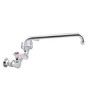 AA Faucet 8" Wall Mount Commercial Compartment Sink Faucet with