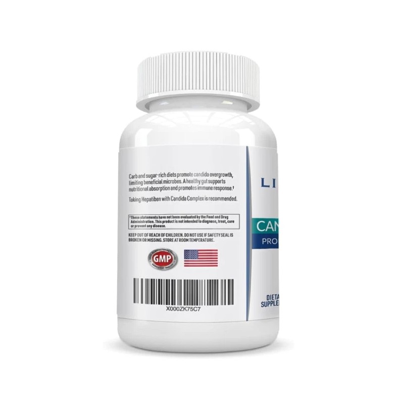 LIVER MEDIC Candida Complex Oregano Oil - 120 Vegetarian