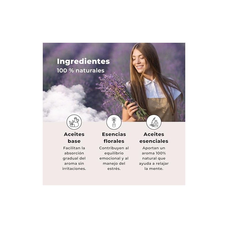 PRAHYAM Aceites Esenciales de Aromaterapia Roll On 10 ml, Dulces