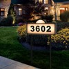 Solar Address Signs for Yard, Solar Powered Address Sign with