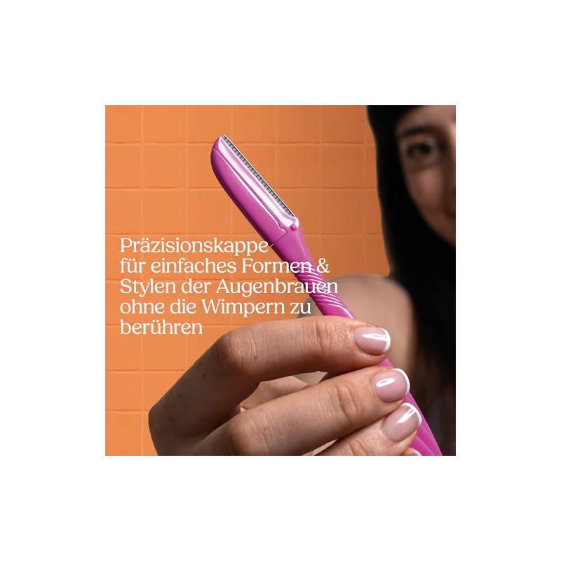 Wilkinson Sword Intuition Eyebrow Shaper for Women, XL Pack with