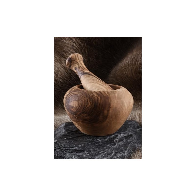 Olive Wood Small Mortar