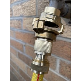 Professional Geka Type Brass Claw Hose connectors/Fittings,Male/Female bsp Thread (1/2" bsp Female) as Used by Professional Gardeners,Landscapers and Nursery Workers