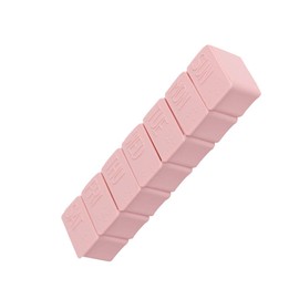 shunbang yuan Pill Box 7 Days Pill Organiser,7 Grids Weekly Pill Cases with Braille Portable Plastic Storage Boxes Organizers,2pcs, Pink