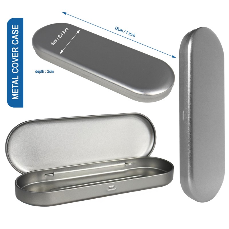 Tonsil Stone Remover Kit with Metal Case, Syringe and Tongue