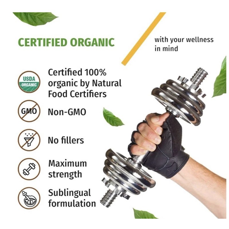 NUSAVA 2 Pack Organic Vitamin D3 K2 Drops 5000 IU