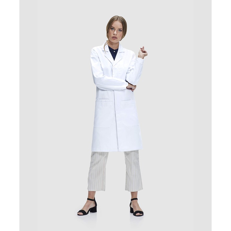 Dr. James Unisex White Polycotton Lab Coat UK-01-XL
