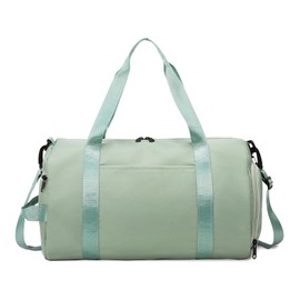 X SIM FITNESSX Sports Bag with Shoe Compartment Women/Men Training Bag Sports Bag Swimming Bag Travel Bag for Sports Gym & Fitness Weekender Travel, Light green, Sports