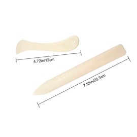 4 Pcs Paper Creaser Set Bone Shape Folder Folder Scorer Crease Marker for Paper Crafts, Card Making, Office Supplies and Handmade Books Bookbinding