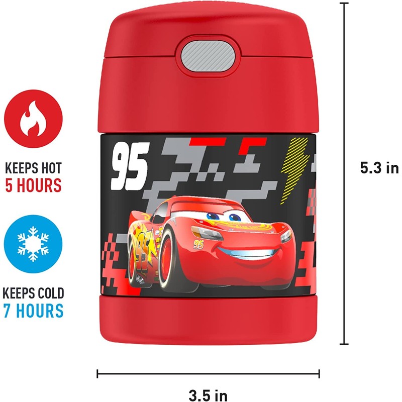 THERMOS FUNTAINER Insulated Food Jar – 10 Ounce, Cars –