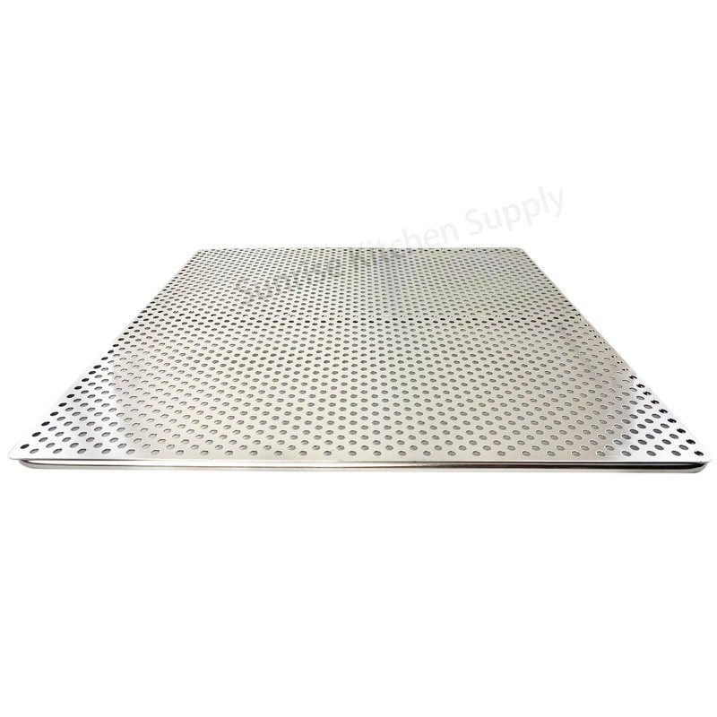 Sunrise Kitchen Supply Stainless Steel Fryer Screen (Solid Screen) (13.5"