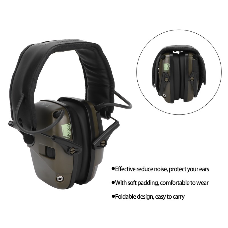 Noise Reduction Safety Earmuffs Ear Protection Foldable Shooters Hearing Protection