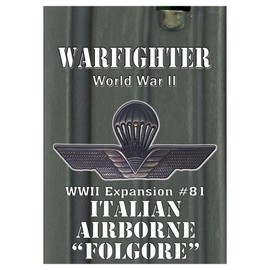 Dan Verssen Games Warfighter WWII Expansion #81 Italian Airborne Folgore Card Deck