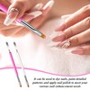 4 Pieces Of Double-Head Manicure Tools, Nail Smudge Brush, Multi-Function