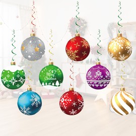 LEISURE CLUB Christmas Garland Ornament, Paper Decoration, Stylish, Hanging, Wall Decoration, Hanging Flag, Flag Banner, Photography, Miscellaneous Goods, For Rooms, Stores, Parties (HD325-1)