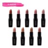 Set Labiales Mate Bissu (kit 9 Piezas Tonos Nude)