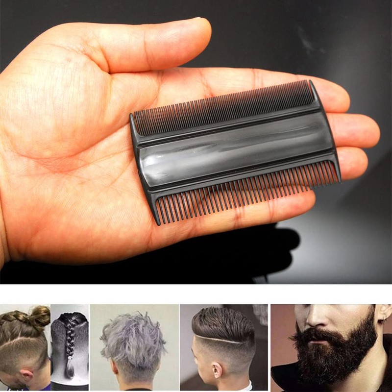 Favorict (3 Pack) 3.5" Pocket Hair Comb Beard & Mustache