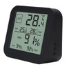 Thermometer, Hygrometer Timer, Doppelseitiges LCD-Touchscreen-Raumthermometer und Luftbefeuchter mit Küchentimer für