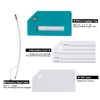 5Pack Silicone Luggage Tag with Name ID Card Perfect to