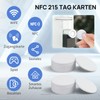 Pack of 20 NFC Tags, Rewritable NTAG215 NFC Cards, 25