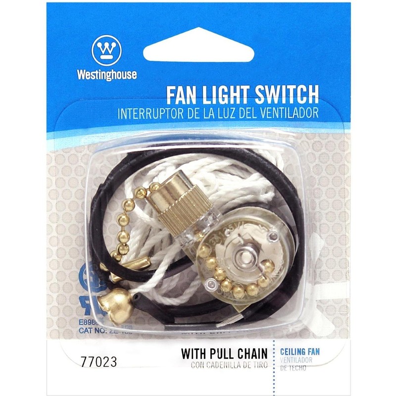 Westinghouse Lighting 7702300 Fan-Light Switch & Pull Chain