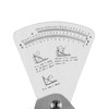 QWORK® Welding Gauge, Stainless Steel Fan-Shaped Welding Gauge, 0.1 mm