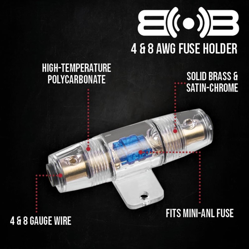 Belva True 4 Gauge AWG Premium CCA Complete Amplifier Wiring