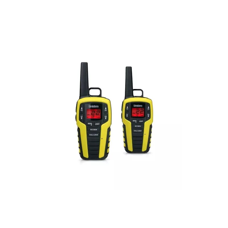 Uniden Best Walkie Talkie Radio Two-Way 2 Pack Pair w/