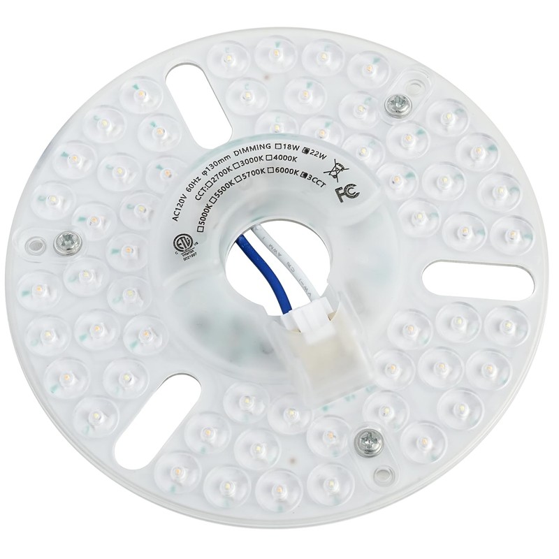 Ledytech 5.12'' LED Ceiling Fan Light Retrofit Kit, Ceiling Light