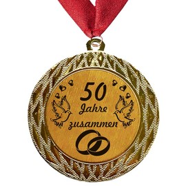 Larius Group Medal Order 50 Years Together Golden Wedding Gold Anniversary Gift