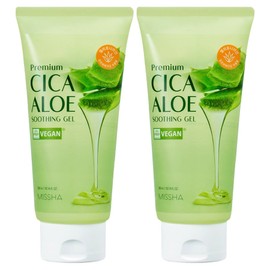 [2-piece plan] Missha Premium Cica Aloe Soothing Gel, 300ml, 2 pcs / [2입기획] 미샤 프리미엄 시카 알로에 수딩젤, 300ml, 2개
