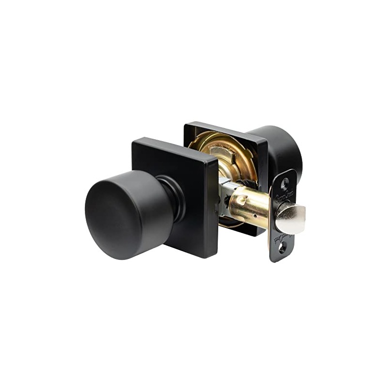 Copper Creek Metro Passage Function Square Rosette Door Knob in