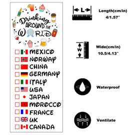 Epcot Drink Around World Tattoo - Match with Your Epcot Drink Around World Shirt