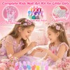 Kids Nail Polish Set, 18 Colors Non Toxic Water Based