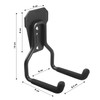 Maclean 1 x Garage Hook, Garage Wall Mount for Tyres,
