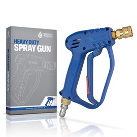 Short Pressure Washer Gun | Stubby Pressure Washer Gun with M22 Adaptors - Perfect Power Washer Gun Replacement | Power Washer Gun Compatible with Foam Cannon | Pressure Washer Handle ESSENTIAL WASHER