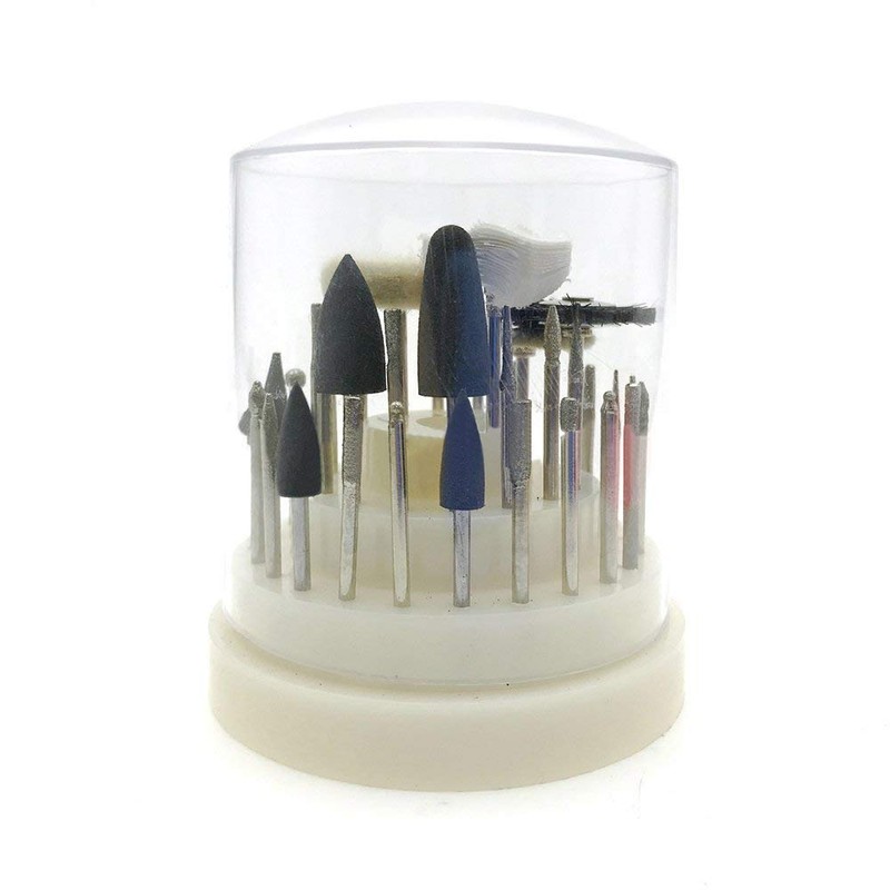 40PCS Low Speed Drill Bit Micro Polishing Wheel 2.35mm Shank