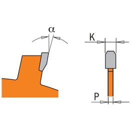 CMT 236.004.07 ITK PLUS Diamond Saw Blade for Fiber Cement Products, 7-1/4-Inch x 4 Trapezoidal Teeth with 5/8-Inch<>Bore, PTFE Coating