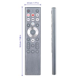 ERF6A80 Replaced Voice Remote Control with Backlit fit for Hisense U6 U7 U8 Series Mini-LED ULED 4K UHD Google Smart TV 55U8N 65U8N 75U8N 85U8N 100U8N 65U6N 75U6N 85U6N 55U7N 65U7N 75U7N 55U6N