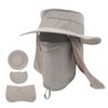 Fishing Hat Nylon Breathable Sun Protection Caps with Neck Flap