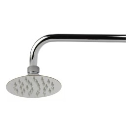 CNX Regadera Redonda De 4  Con Tubo De 40 Cm, Acero Inoxidable