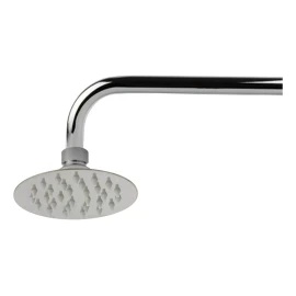 CNX Regadera Redonda De 4  Con Tubo De 40 Cm, Acero Inoxidable