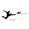 GRIRIW Sports Wall Decal Soccer Player Theme Bedroom Decor Safe