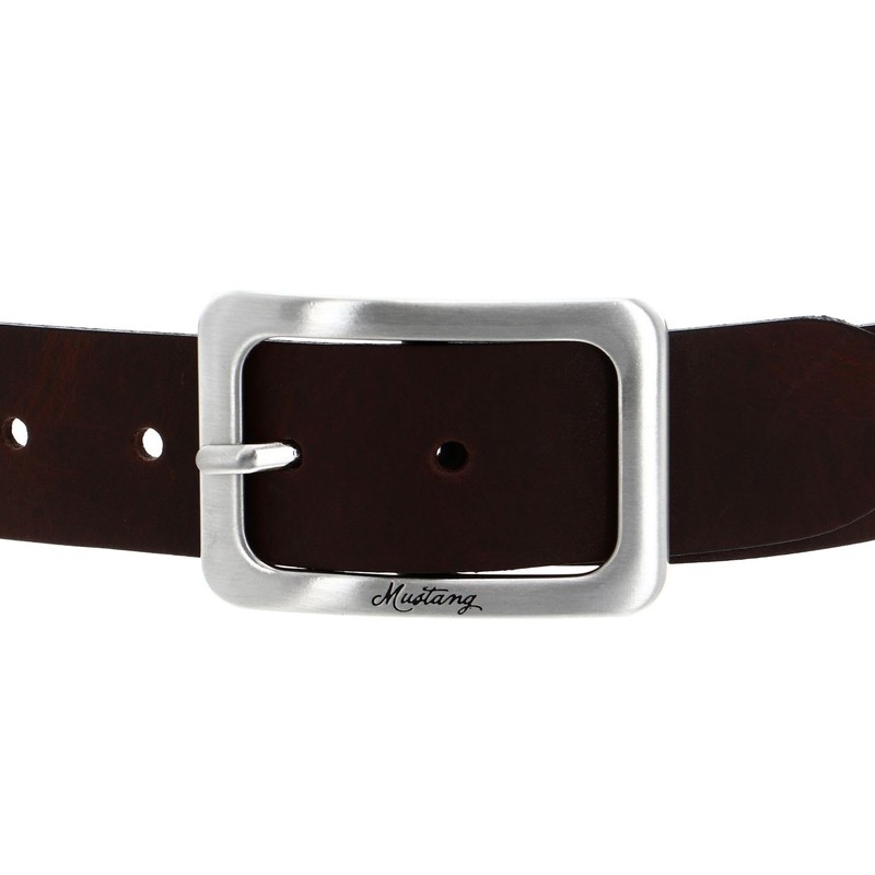 MUSTANG Women's Leather Belt 3.5 W75 Dark Brown, dark brown