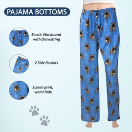 Pet Lover Pajama Pants – New Cotton Blend - All Season - Comfort Fit Lounge Pants for Women and Men - 27 Breeds Available, French Bulldog, X-Large