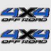 Blue Black 4x4 Tundra Truck Decal Set Off Road Tacoma