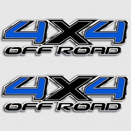 Blue Black 4x4 Tundra Truck Decal Set Off Road Tacoma Stickers