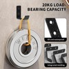 BATENGKEJI 8 Pcs Black Coat Hooks Wall Mounted, Metal Single