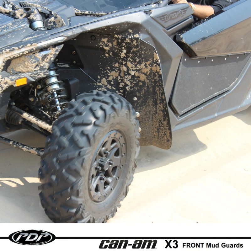 PROVEN DESIGN PRODUCTS Can-Am Maverick X3 FRONT Mud Guard Fender